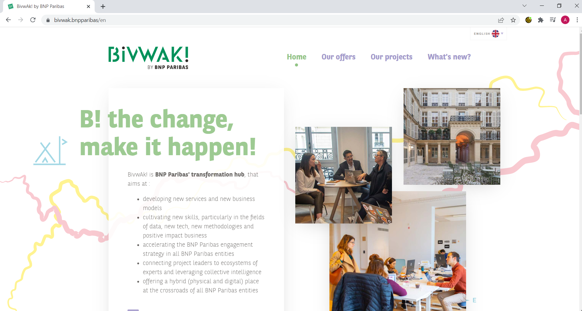 bivwak.bnpparibas website