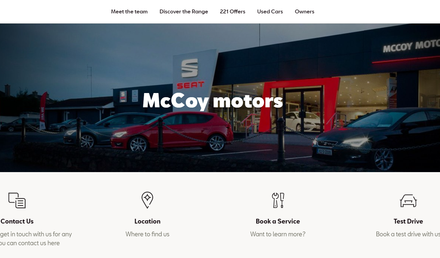 mccoymotors.seat website